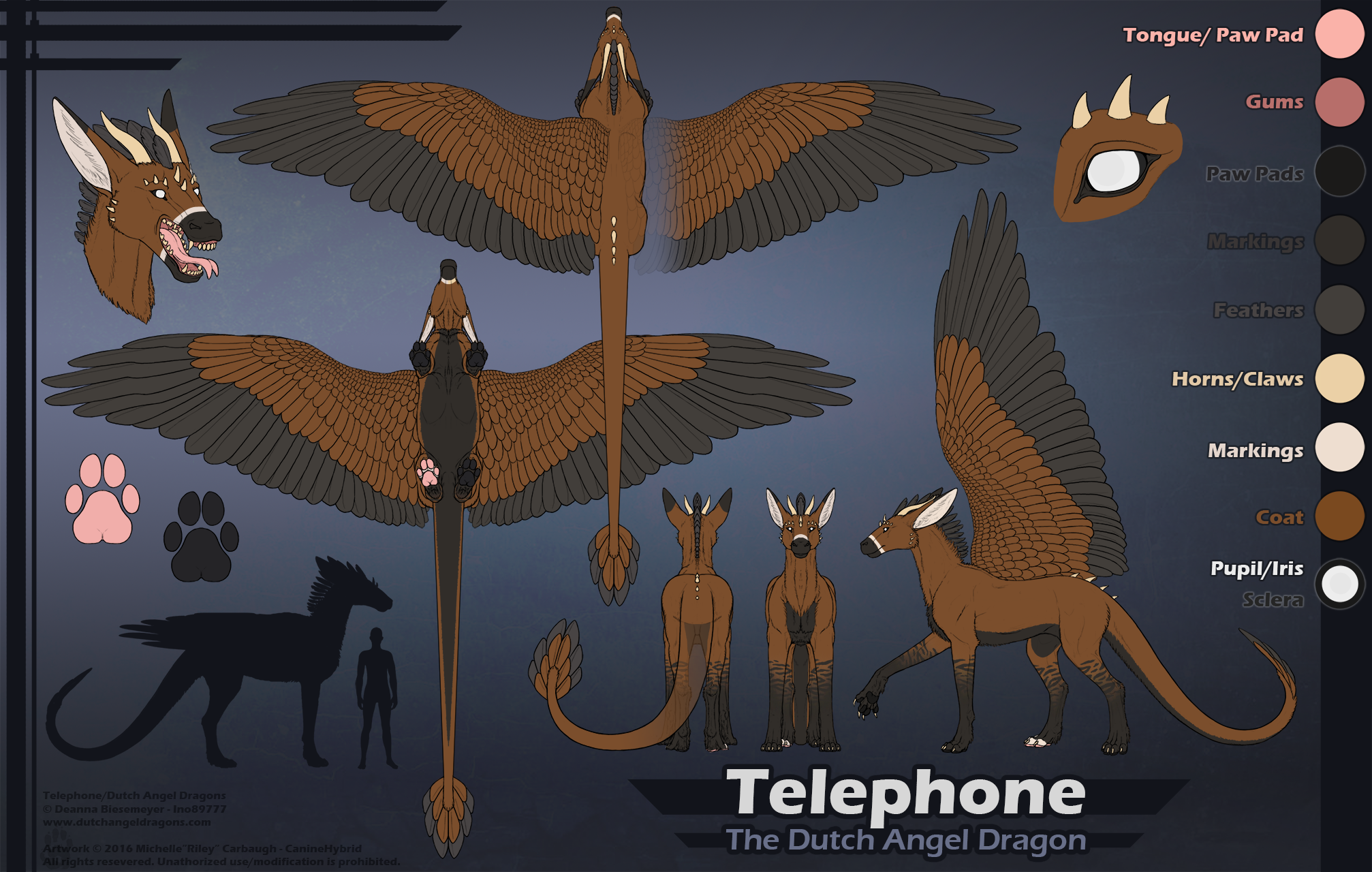 Dutch angel dragon telephone